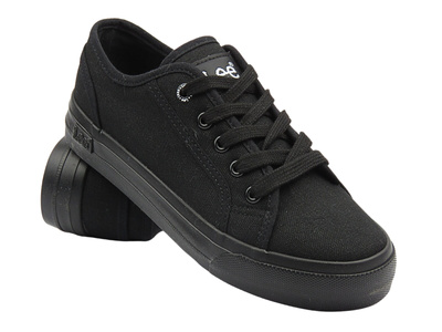 Wygodne trampki męskie - Lee 50251047.11A, czarne