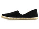 Espadryle damskie z wyciętą cholewką - N.E.W.S. 20TX02-2416, czarne