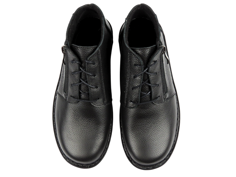 Damskie trzewiki Nika Komfort 1388 czarne lico