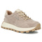 Wygodne sneakersy damskie ze skóry naturalnej zamszowej na platformie Filippo DP7498/26, beżowe