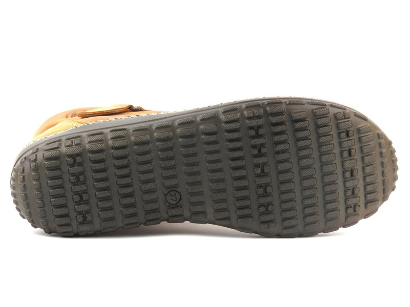 Botki damskie HELIOS 608, jasny brąz