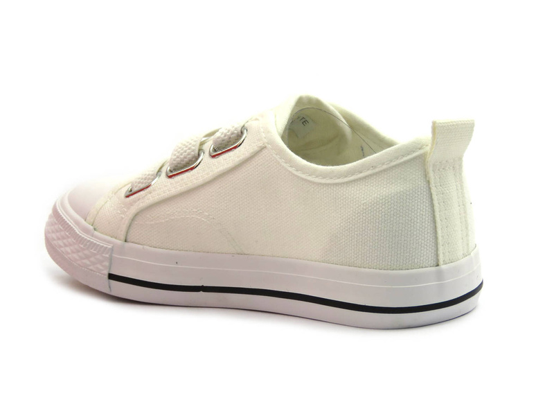 Trampki, buty sportowe dziecięce NEWS 21DZ35-3584, białe