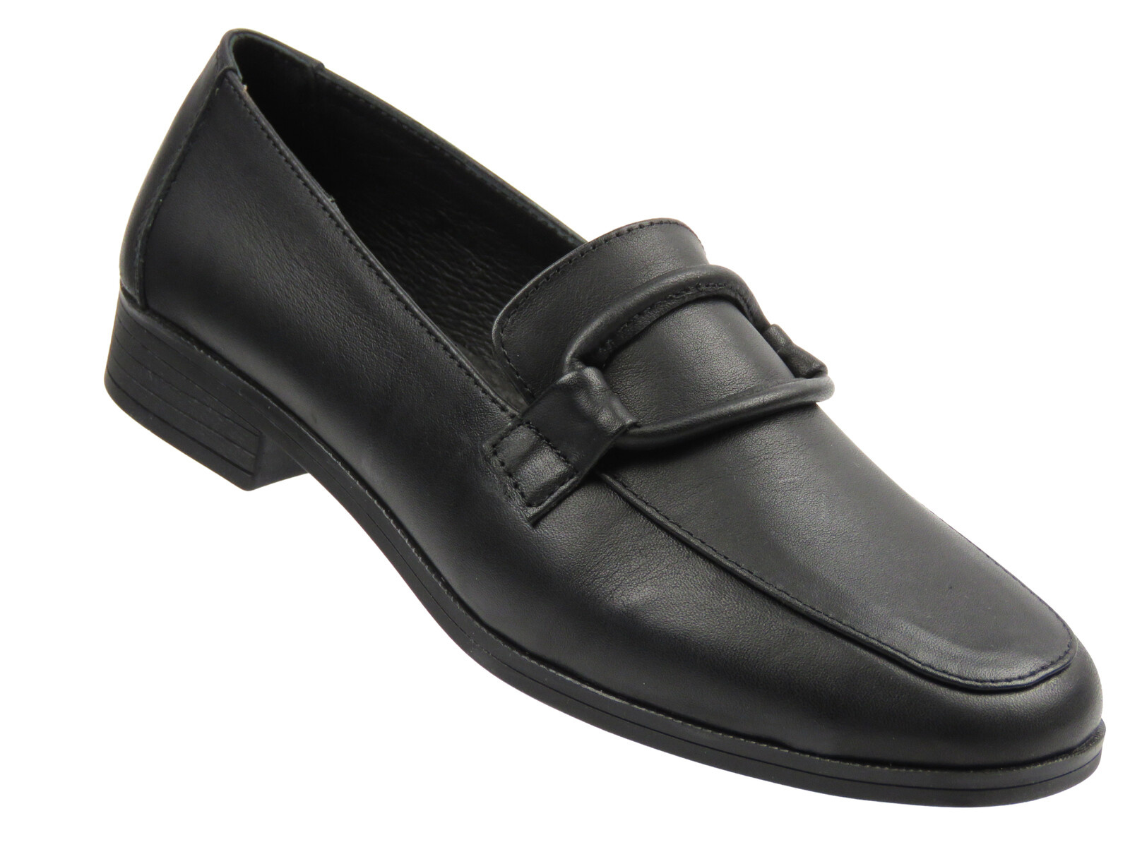 Stylowe półbuty damskie Nika Komfort 0817-25104, czarne