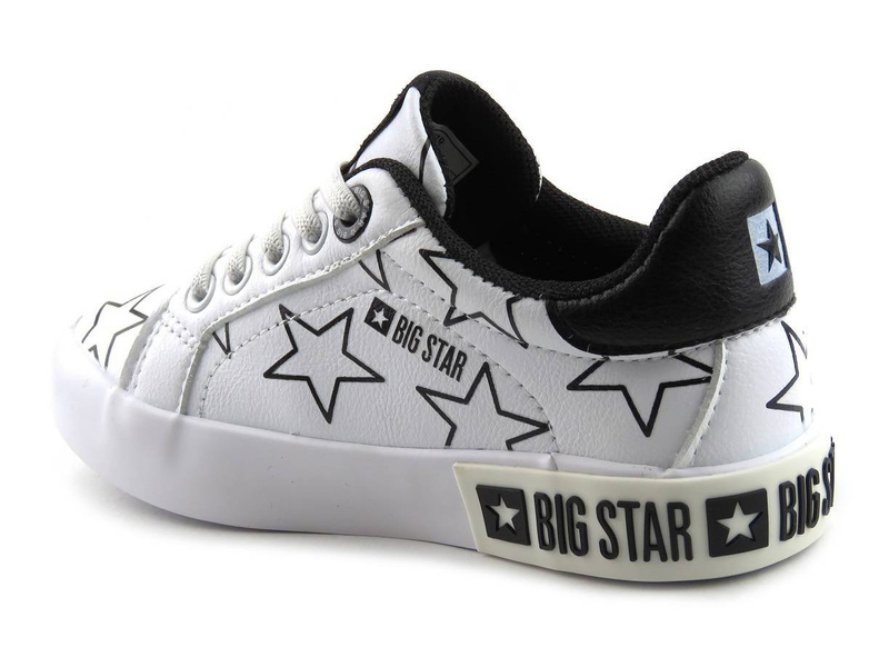 Buty sportowe dziecięce BIG STAR II374001, białe w gwiazdki