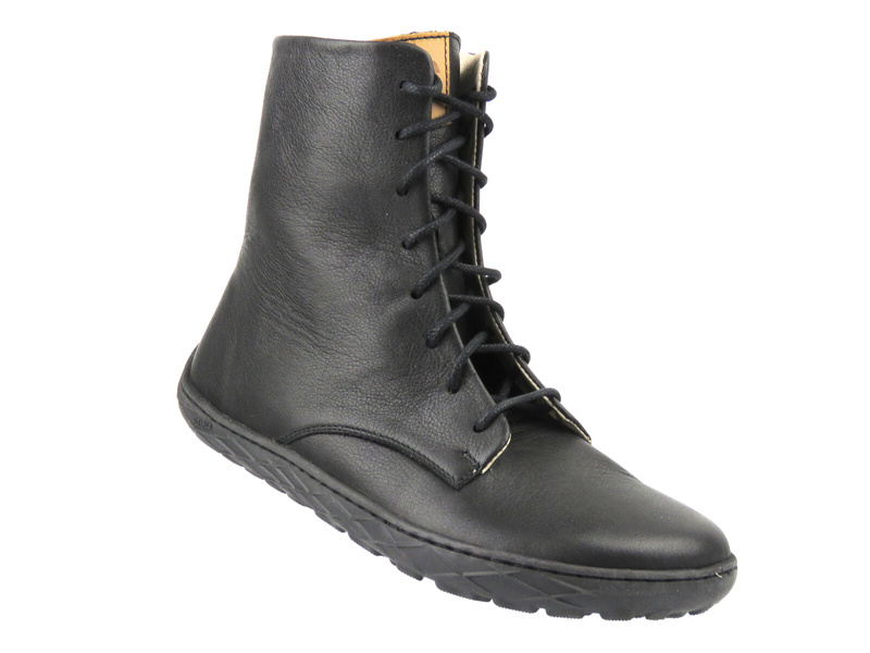 Barefoot minimalistyczne botki damskie Nika Komfort 1442, czarne