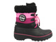 Śniegowce dziecięce - LEE COOPER LCJ-24-44-2855K, czarno-różowe