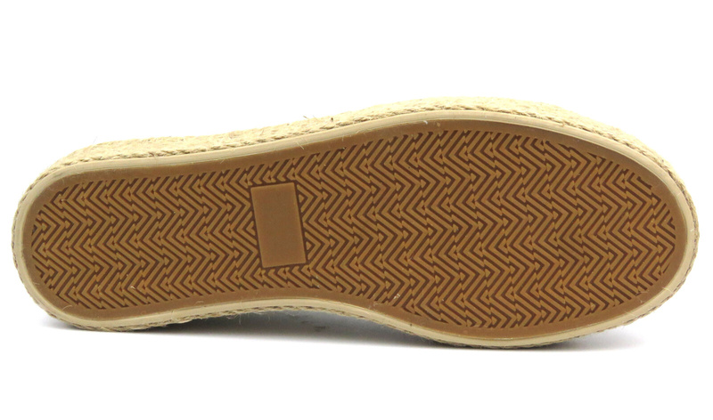 Trampki damskie z plecioną podeszwą - Lee Cooper LCW-24-44-2425L, białe