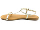 Sandały damskie VENEZIA LEP M345D, płaskie, złote