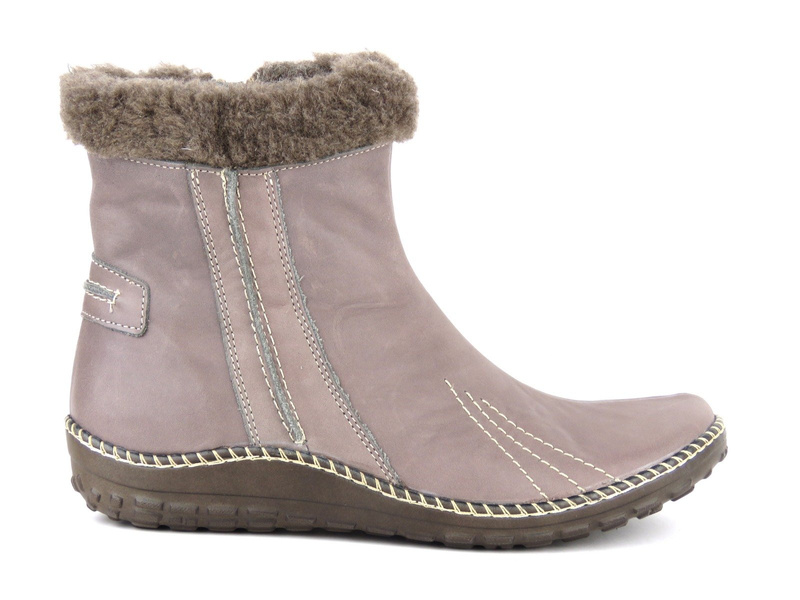 Botki damskie HELIOS szare 719