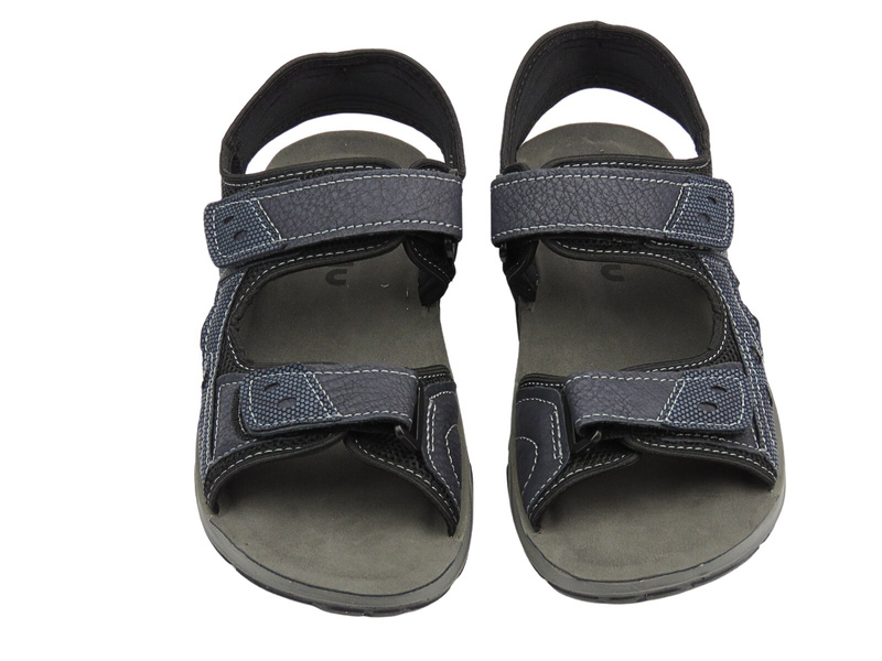 Wygodne sandały męskie klasyczne granatowe INBLU TO-01