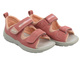Sandały Kapcie Dziecięce Befado 721P025 Różowe Na Rzepy