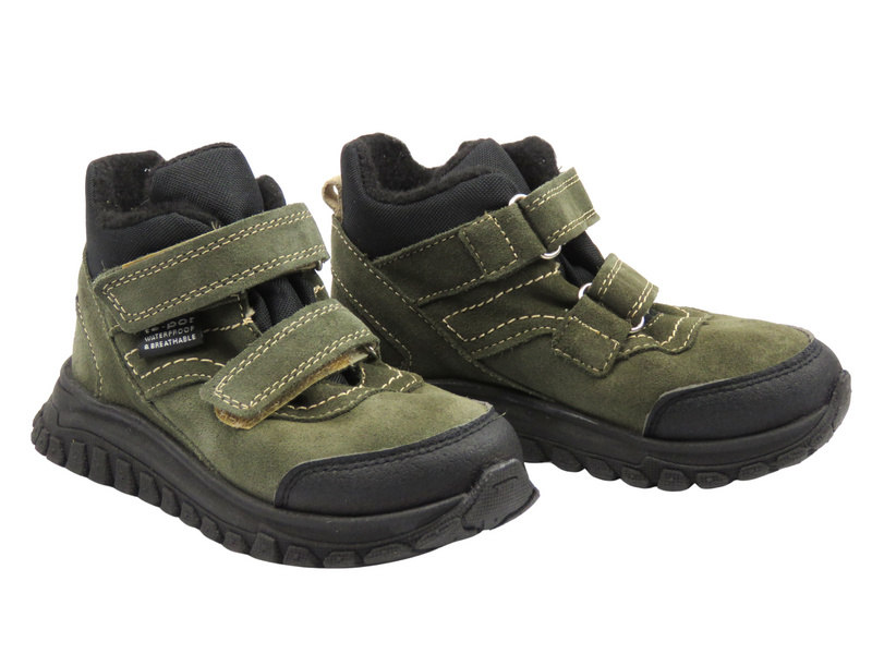 Barefoot półbuty minimalistyczne trzewiki dziecięce zielone Jamet 2226