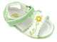 Sandały dziecięce ze skórzaną wkładką - FLAMI 616-86612C, zielone
