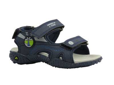 Sportowe sandały chłopięce granatowe AMERICAN CLUB HL 76/23