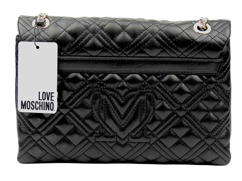  Pikowana torebka damska czarna Love Moschino JC4014PP0LLA0000