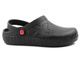 Piankowe klapki damskie, clogsy- BIG STAR II275001, czarne