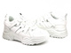 Sneakersy, buty sportowe damskie NEWS 22SP35-4620, białe