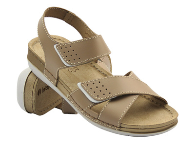 Sandały damskie beżowe Inblu AM-2C1