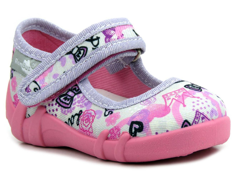 Sandały, buty dziecięce na lato - RenBut 139P1442, fioletowe 