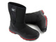 Śniegowce damskie na rzep - DK TECH Aqua Soft Shell 2182, czarno-czerwone