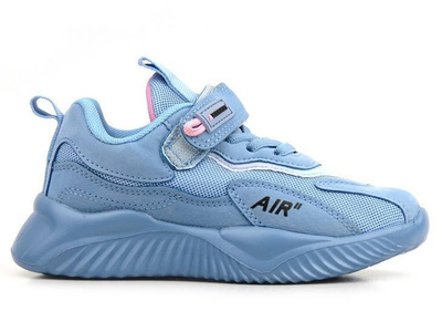 Sneakersy, buty sportowe dla dziewczynki - AMERICAN CLUB BS 22/22, niebieskie