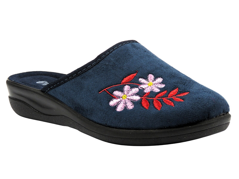 Wygodne kapcie damskie granatowe INBLU CF-8F
