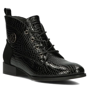 Trzewiki botki damskie - Filippo DBT4824/23, czarne