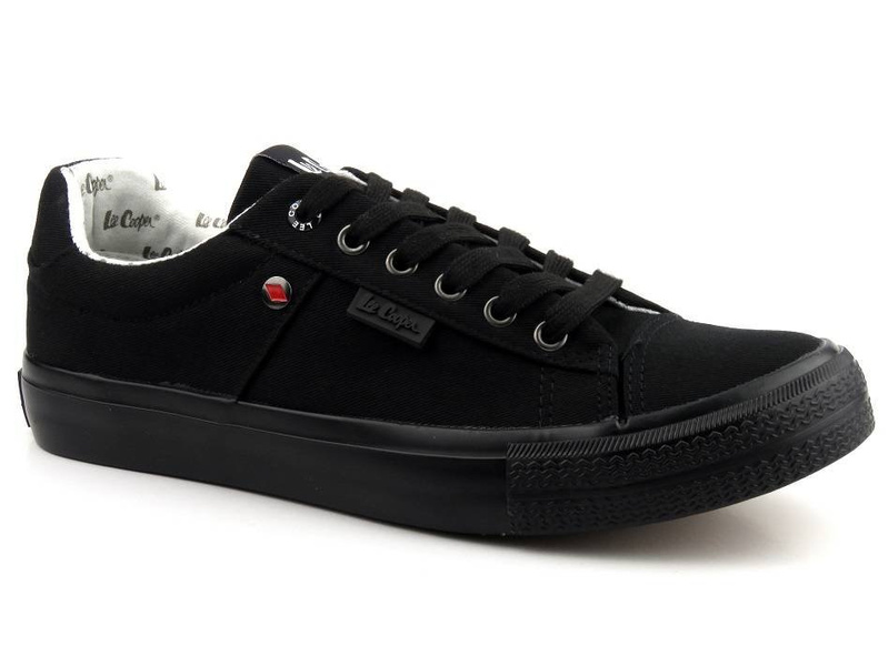 Trampki męskie przed kostkę Lee Cooper 21-31-0012M, czarne