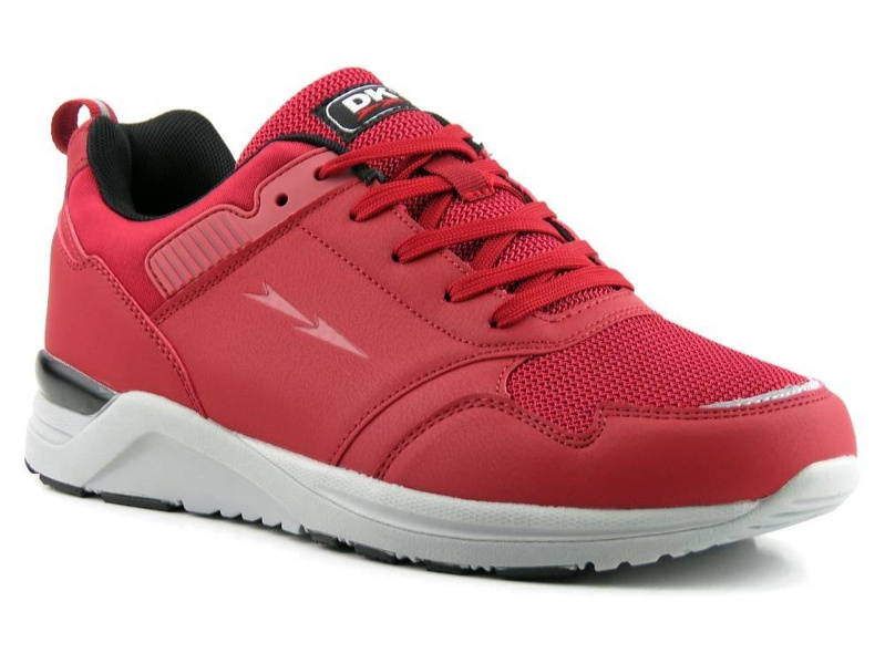 Buty sportowe męskie DK VB16728, czerwone