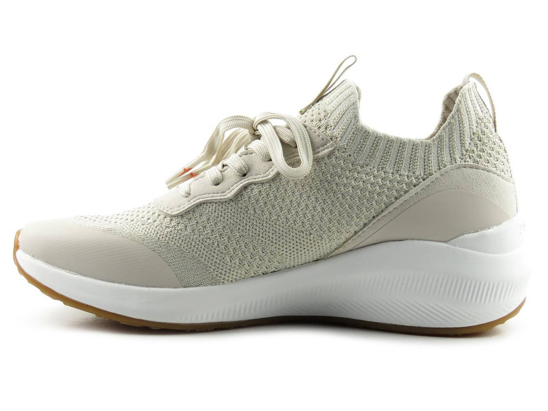 Sneakersy damskie z bardzo miękką wkładką - TAMARIS 1-23758-26, beżowe