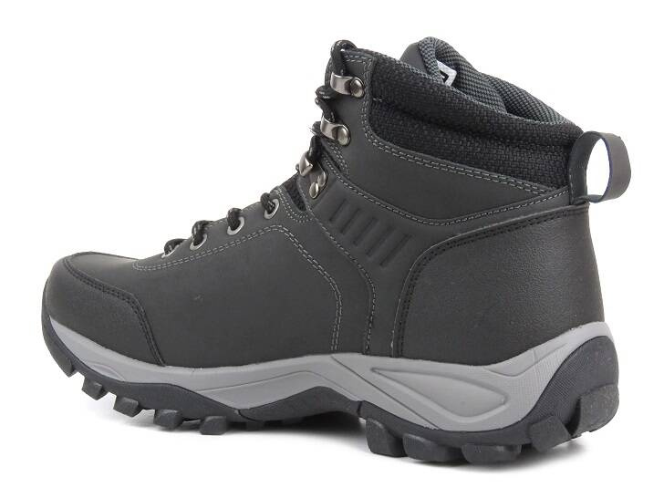Trekkingi męskie, buty zimowe- News 20MN20-3317, czarne
