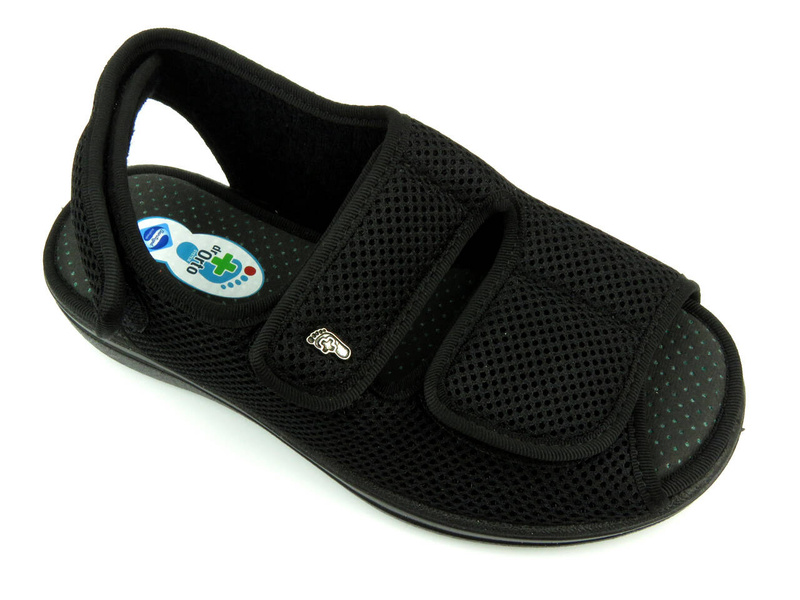 Sandały damskie ortopedyczne Befado dr Orto 077D001, czarne