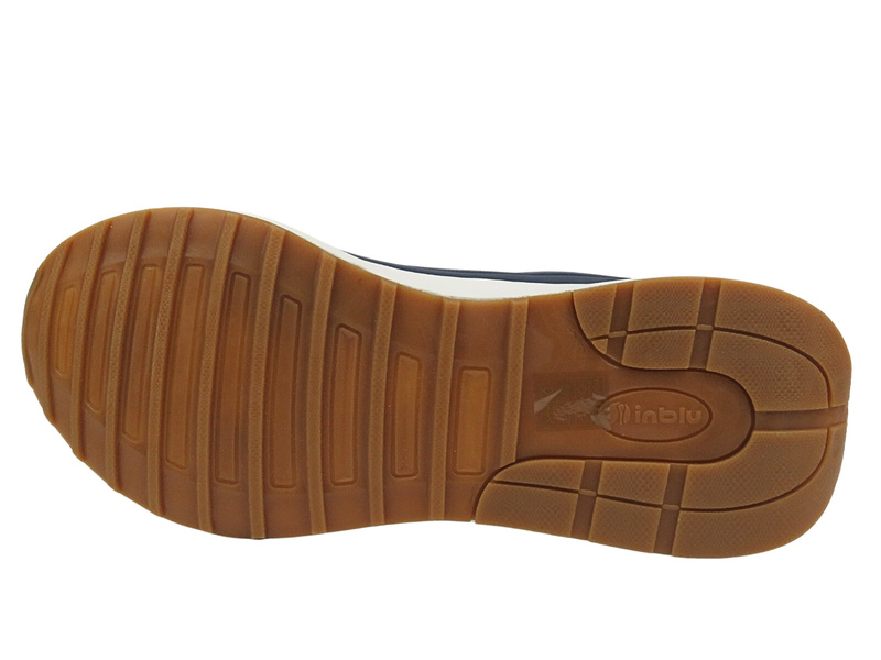 Sznurowane buty sportowe męskie niebieskie Inblu IU-11 