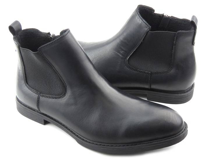 Sztyblety męskie zimowe - AMERICAN CLUB CY64/22, czarne