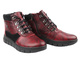 Wygodne botki damskie Helios Komfort 782, bordo