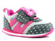 Buty sportowe dla dziewczynki - American Club BS 11/21 różowe, z serduszkami