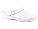 Wygodne klapki damskie sanitarne - Helios Komfort 654, białe