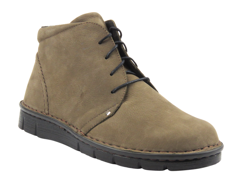 Skórzane botki damskie brązowe Nika Komfort 838 brąz 3