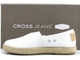 Espadryle damskie, półbuty na lato - CROSS JEANS JJ2R4001C, białe