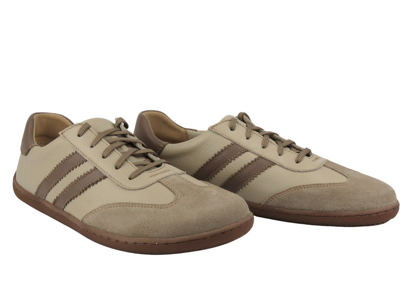 Barefoot damskie białe półbuty Nika Komfort 1444 tegość G/H