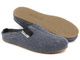 Kapcie, domowe damskie filcowe - SZYMEL 4405 stalowe 329