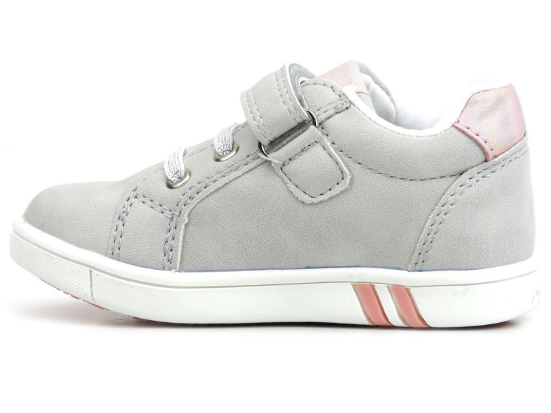 Adidasy dziecięce dla dziewczynki - American Club XD 41/22, szare