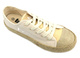 Trampki damskie z plecioną podeszwą - Lee Cooper LCW-24-31-2191L, beżowe