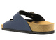 Klapki męskie z klamrami- INBLU Ricibi, granatowe