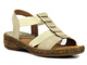 Sandałki damskie z gumkami - Evento 22SD35-4940, beżowe