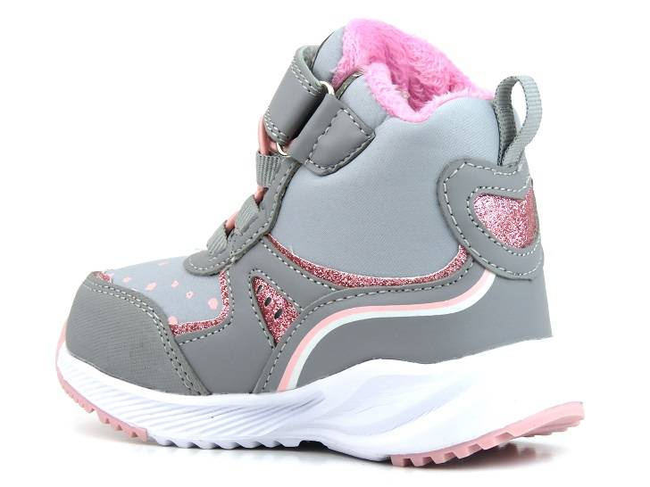 Śniegowce dziecięce z jednorożcem - AMERICAN CLUB Softshell RL 93/22, szare