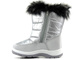 Śniegowce, buty zimowe dziecięce - WOJTYŁKO 21034, srebrne