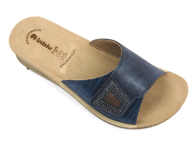 Klapki damskie INBLU FC-53, granatowe