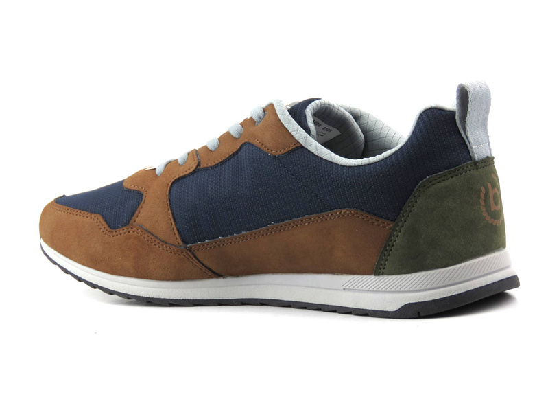 Sneakersy męskie z z elastycznymi sznurówkami - BUGATTI 321-A3A07-5000, wielokolorowe