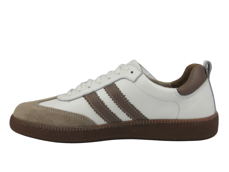 Półbuty damskie skórzane Nika Komfort 1403, białe